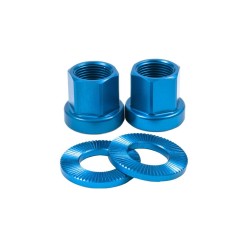 PAIRE D'ECROUS ALU SHADOW 14 MM BLEU